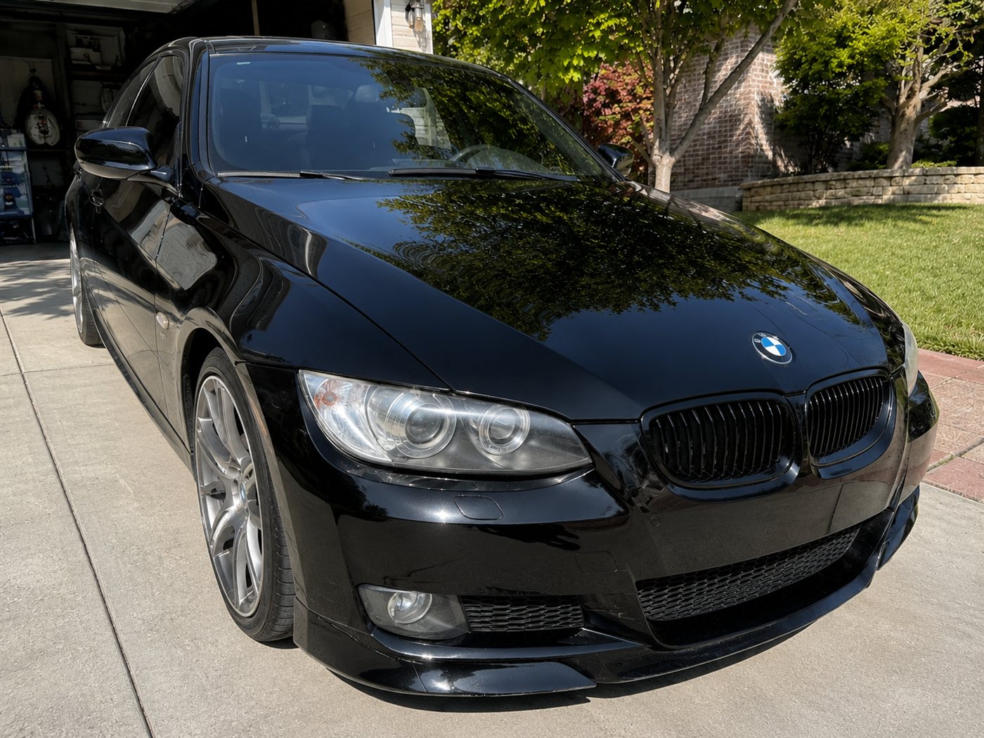 Car paint after detailing — deep gloss